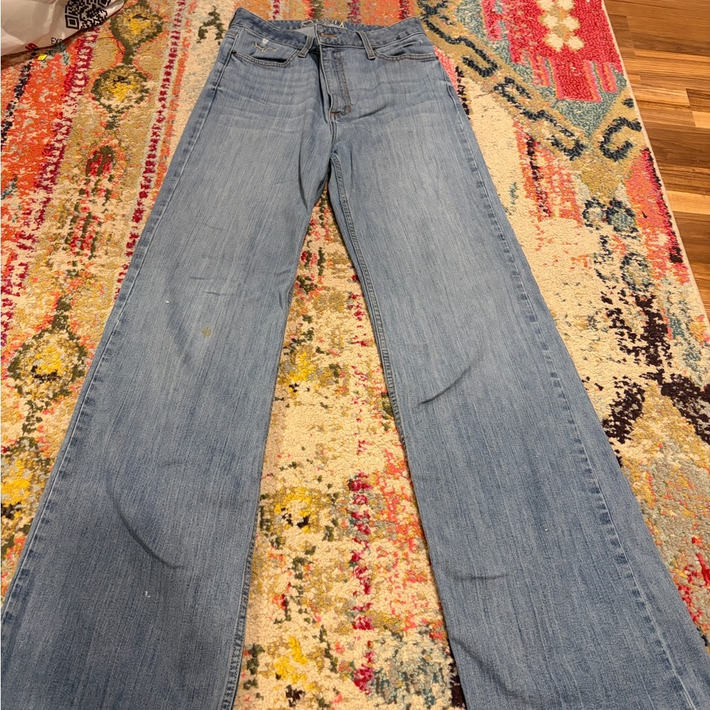 Kimes Ranch Light Blue Flare Jeans